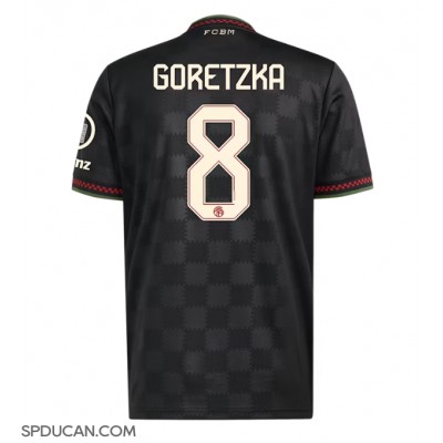 Muški Nogometni Dres Bayern Munich Leon Goretzka #8 Rezervni 2025-26 Kratak Rukav Muški Nogometni Dres Bayern Munich Leon Goretzka #8 Rezervni 2025-26 Kratak Rukav